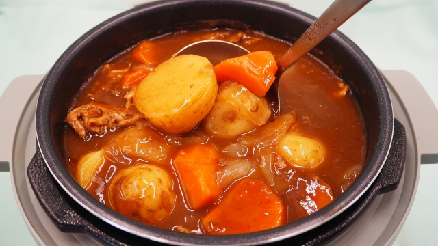 オートクッカで作ったカレー